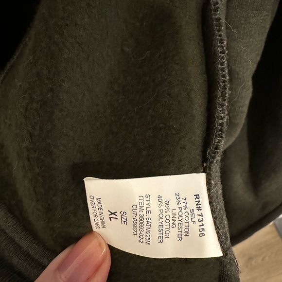 Athleta Olive Moto Jacket in Sz XL - Picture 8 of 9